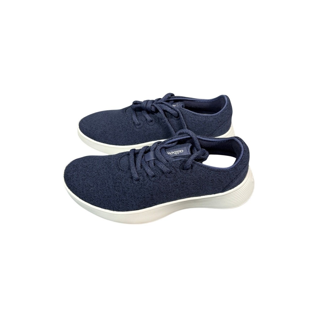 Allbirds Wool Runners Navy Blue Men's Lace Up Sneakers Shoes US 8 EU 41